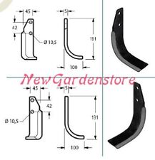 Kit zappe ricambi originali GOLDONI cassone fresa motocoltivatore 22M 00070922