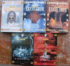 Il romanzo di Excalibur (Bernard Cornwell) lotto romanzi storici SERIE COMPLETA