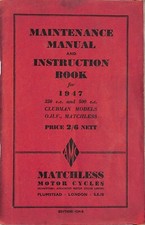 MATCHLESS 350 500 Clubman G3L