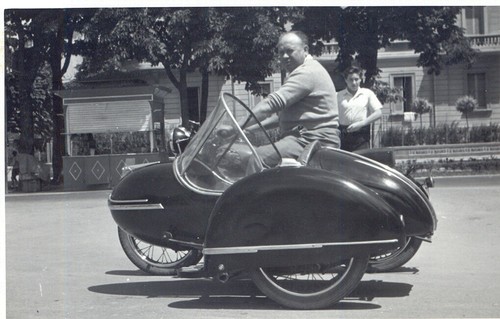 Moto sidecar bsa foto anni - moto,