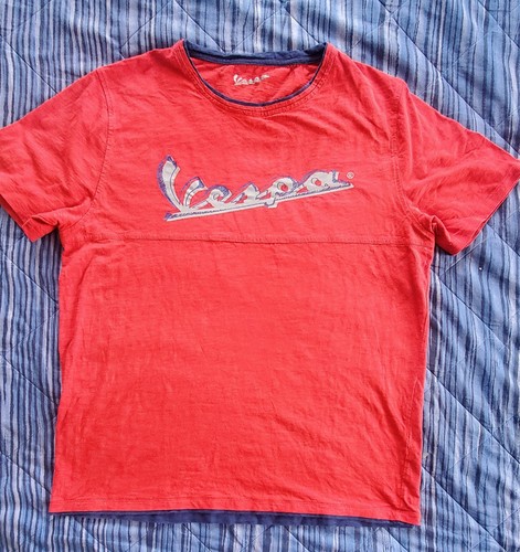 Vespa piaggio shirt rossa - vespa,
