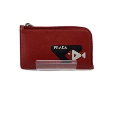 PRADA Portamonete Pelle Rosso