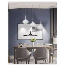 LAMPADARIO DA SOFFITTO A SOSPENSIONE DESIGN 3 GOCCE 36W-72W 3000K-6500K B03