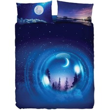 Parure copripiumino MATRIMONIALE Bassetti Extra Art. EX190 FAIRY NIGHT - escluso