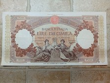 BANCONOTE ITALIANE  10000  LIRE REPUBBLICHE MARINARE REGINE DEL MARE  1960 9950