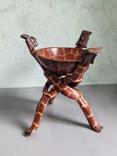 Vintage African Wooden Giraffe