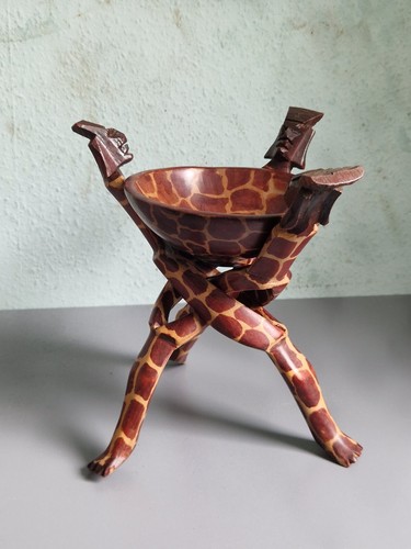 Vintage african wooden - vintage, giraffe