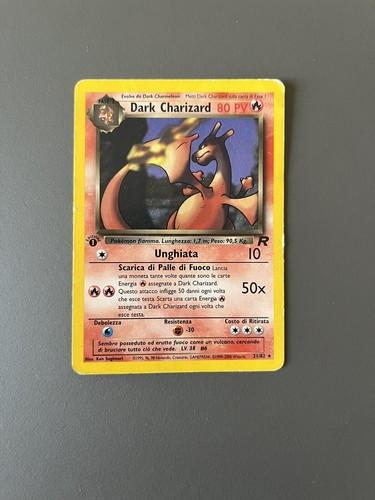 Carta pokemon dark charizard - carta,