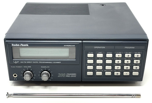 Radio shack pro 2032 20 - pro-2032, 20-409