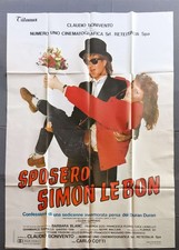 MANIFESTO poster 4F SPOSERO' SIMON LE BON duran duran john andy taylor rhodesU18