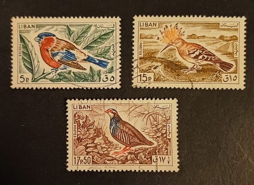 Francobolli libano fauna - libano,
