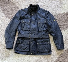 Giacca uomo Belstaff cotone cerato collezione nord circolare strada taglia L