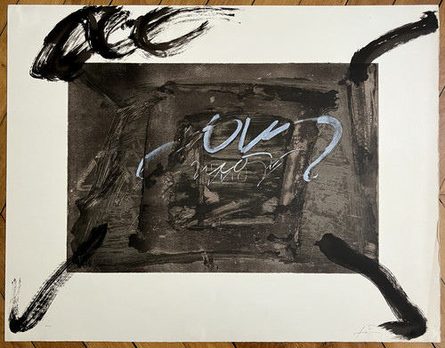 Antoni tapies lithographie - antoni,