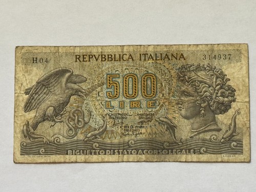 Italy 500 lire repvbblica - italy,,