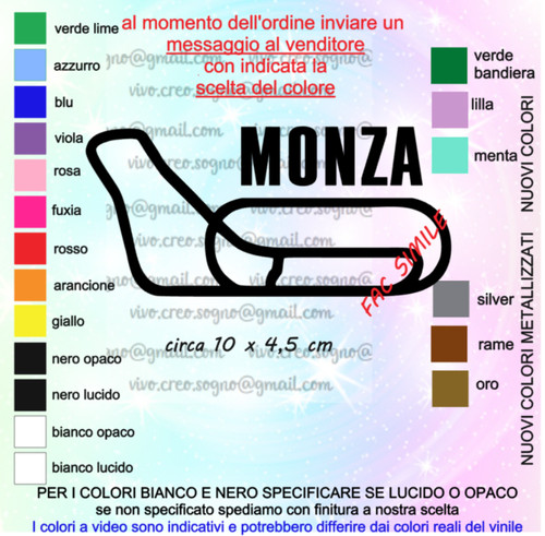 Adesivo stickers monza circuit - stickers,