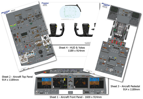 Boeing 737max family cockpit - 737max,