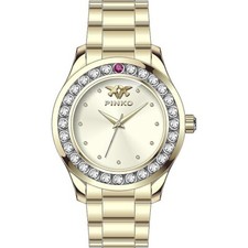 Orologio Donna Pinko PT-3396L-03M in Acciaio Oro Giallo e Ghiera con Zirconi