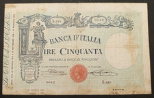 50 LIRE 22/01/1919 BB BARBETTI