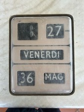 SEGNA TEMPO ORIGINALE CASA SOLARI UDINE DATOR 5 PRIMI ANNI '60