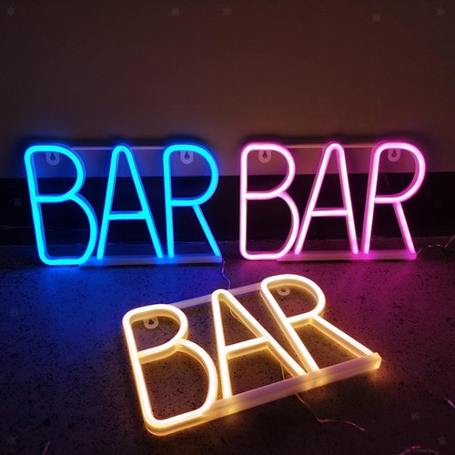 Insegna neon con lettera - insegna,