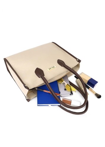 Borsa donna beige pelle - borsa,