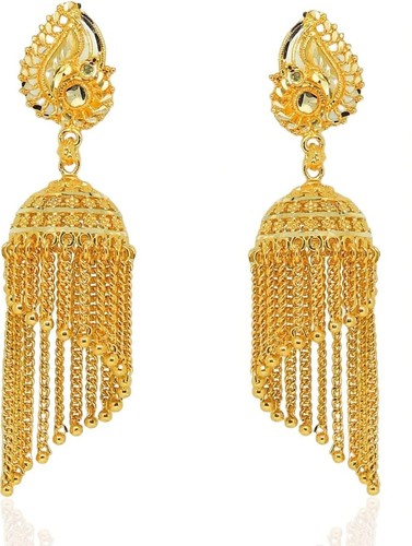 Orecchino jhumki ottone - orecchino,