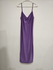 Vestito donna Zara viola midi