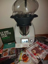 Bimby TM5 Vorwerk folletto completo paraschizzi spatola libro riviste stick