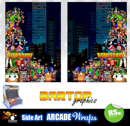 Adesivi grafici retrocade
