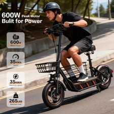 Folding electric scooter with