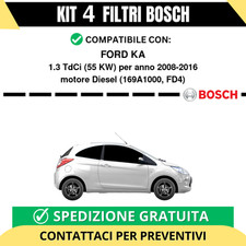 KIT BOSCH 4 Filtri tagliando
