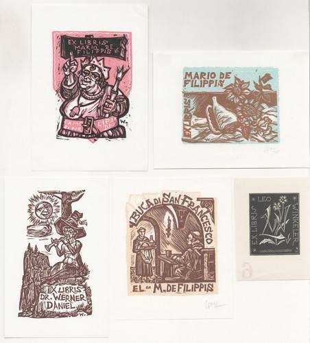 Exlibris remo wolf - exlibris,