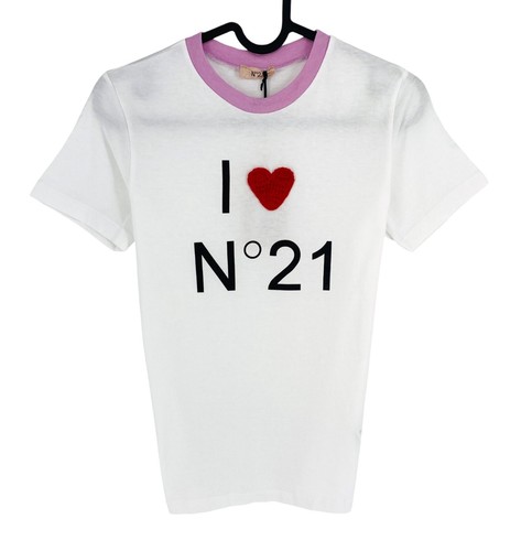 No21 ragazze bianco collo - no21,