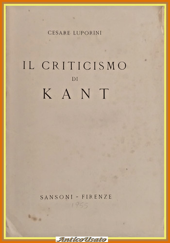 Criticismo kant di - criticismo,