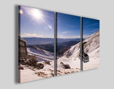 Quadri Gran Sasso funivia stampe paesaggi Abruzzo panorama