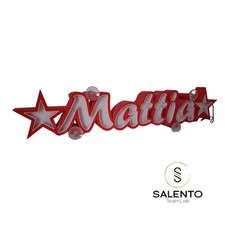 Lampada 3D led Scritta