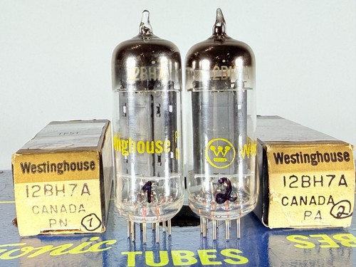 Coppia westinghouse 12bh7 - westinghouse,