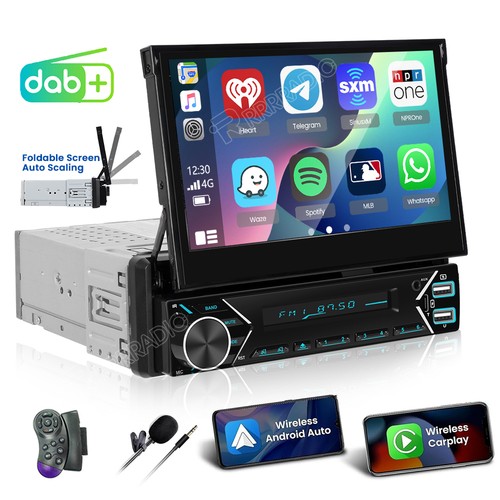 Autoradio 1din dab flip - 7",
