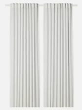 Coppia di tende a rete bianche Ikea Hilja larghezza 145 cm x 300 cm goccia nuove