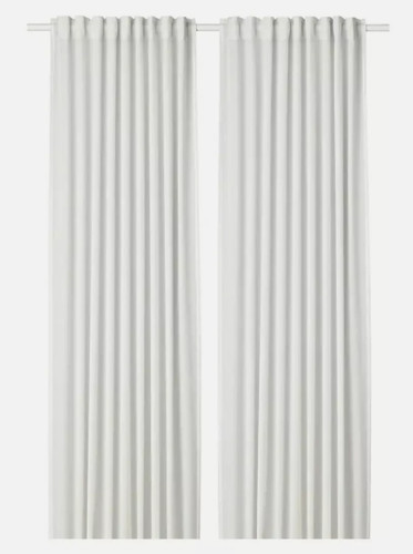 Coppia tende rete bianche - di, a