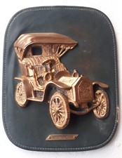 Raro quadro vintage 1907 macchina in rame Lord Italia Vinot & Deguingand. H28xL