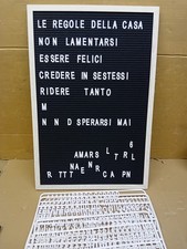 Cartello Pannello Feltro Con