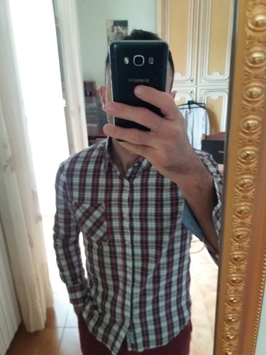 Camicia alcott bianca rossa - e,