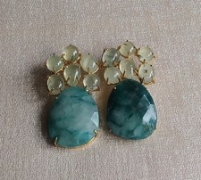 Orecchini artigianali placcati