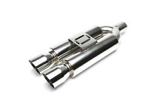 Acciaio Inox Silenziatore,Scarico Sportivo,Terminale Marmitta,Universale