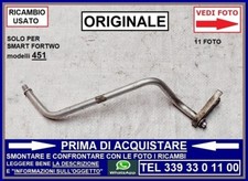 TUBO CONDOTTO MANICOTTO CLIMA CLIMATIZZATORE SMART FORTWO 451 1.0 BENZINA