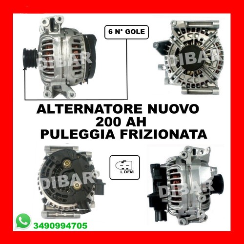 Alternatore 200ah nuovo - alternatore,