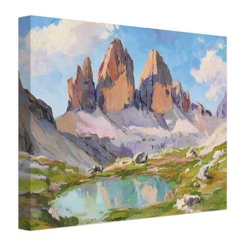 Quadro italia dolomiti tre - quadro,