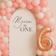 Adesivi personalizzati Name is Age per tavola a vela | decalcomania vinile insegne compleanno