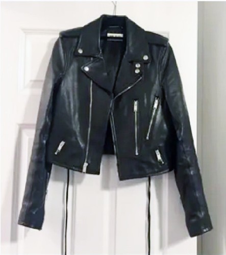 Giacca pelle donna casual